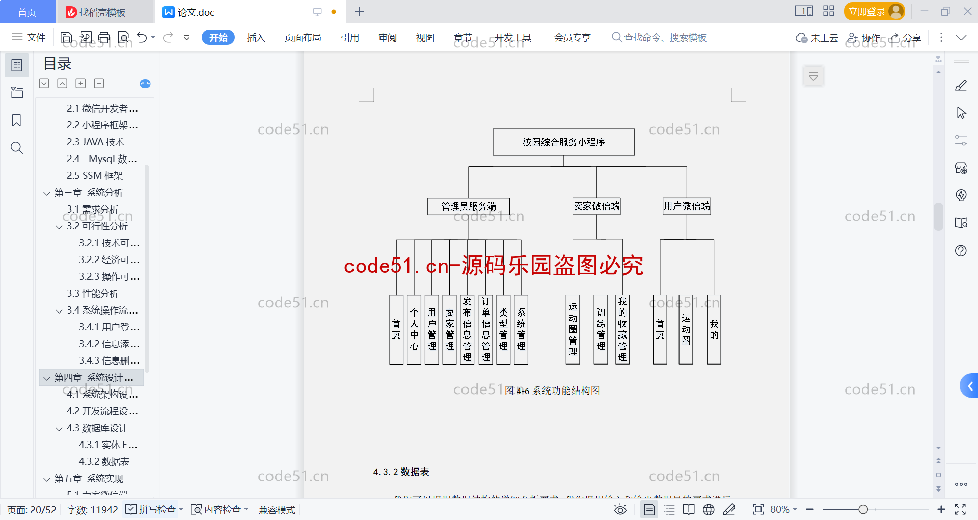 基于微信小程序+SSM+MySQL的校园综合服务小程序(附论文)