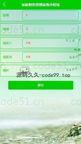 基于微信小程序+SSM+MySQL的家庭财务小程序(附论文)