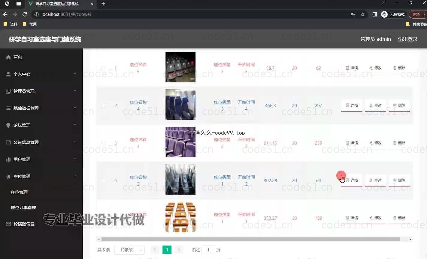 基于微信小程序+SpringBoot+MySQL的研学自习室选座与门禁小程序(附论文)