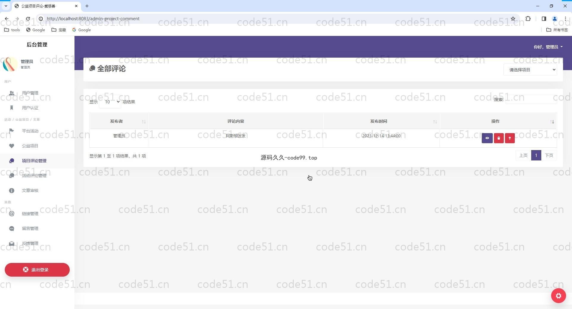 基于SpringBoot+MySQL+Thymleaf的慈善机构平台