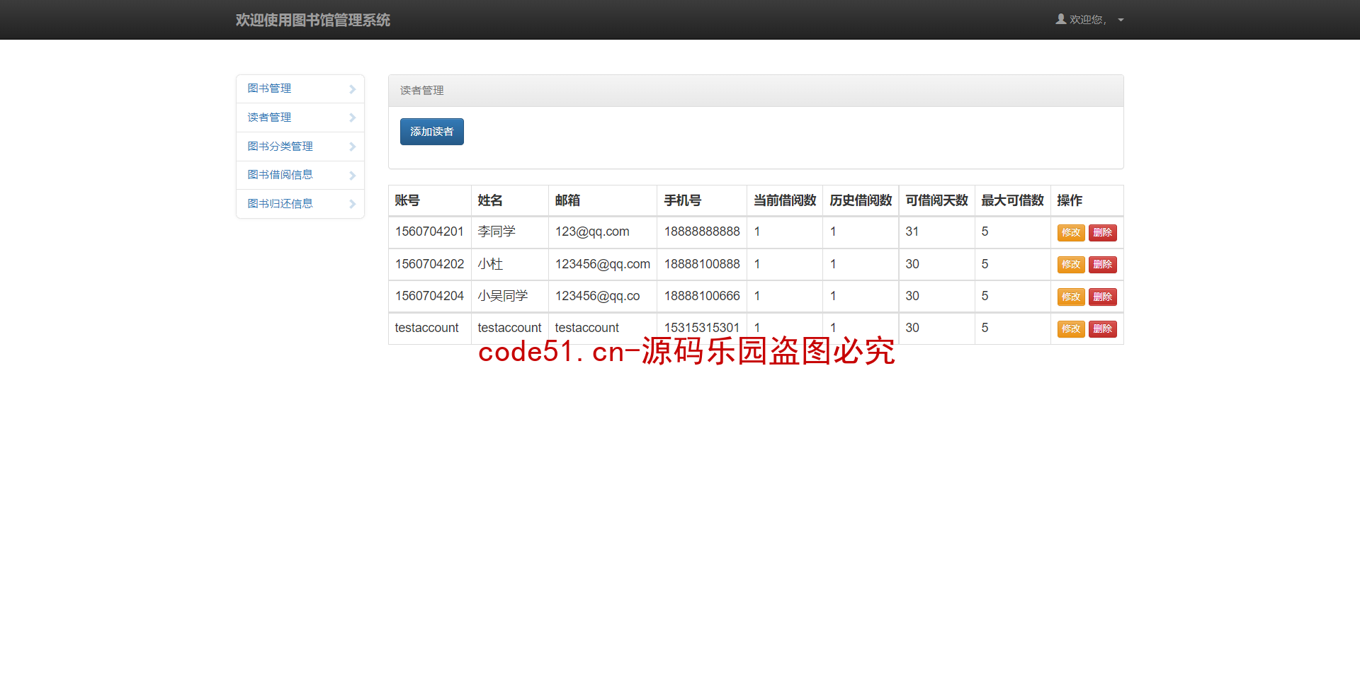 基于JSP+Servlet+MySQL+Bootstrap+CSS的图书管理系统