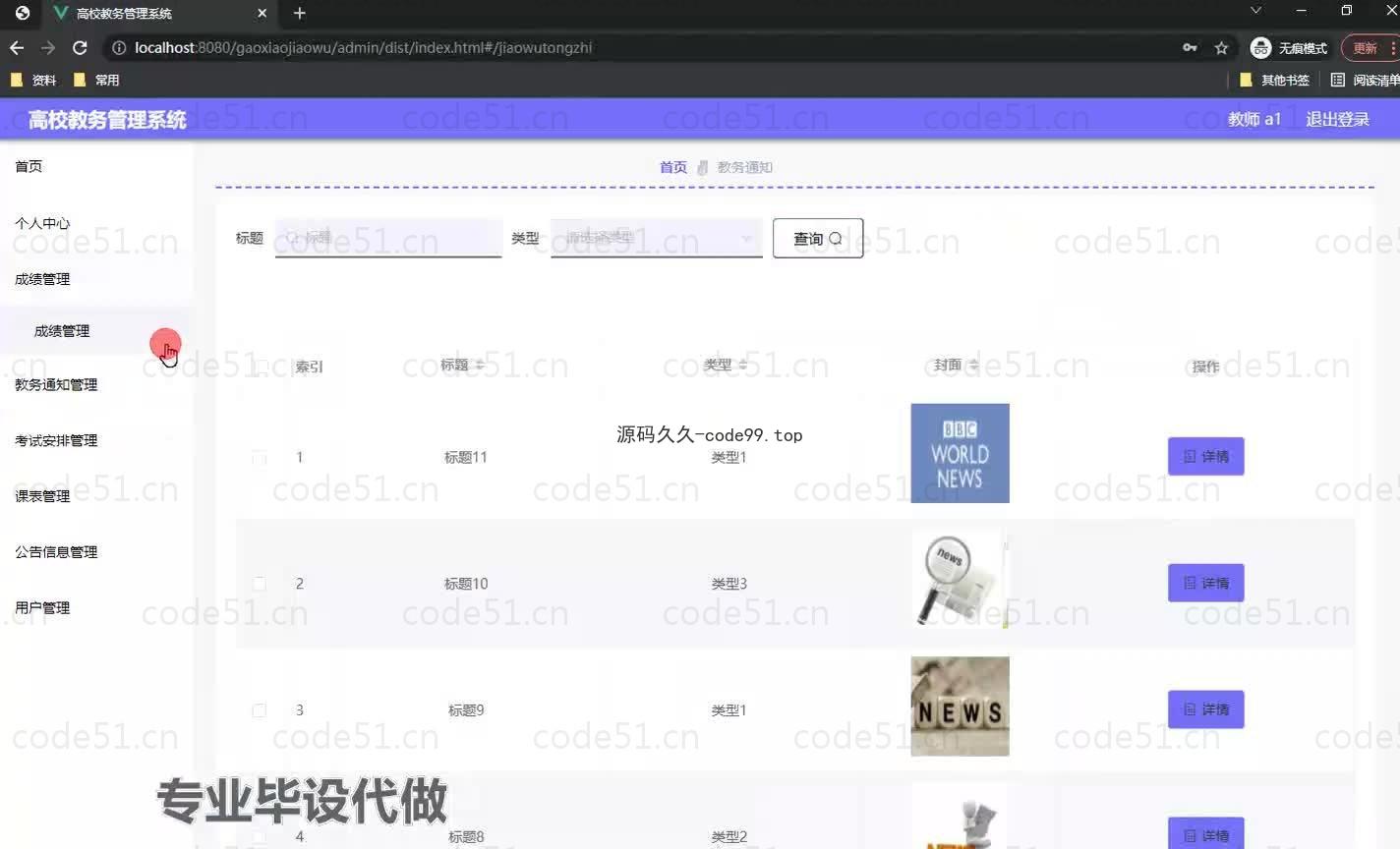 基于微信小程序+SpringBoot+MySQL的高校教务管理系统小程序(附论文)