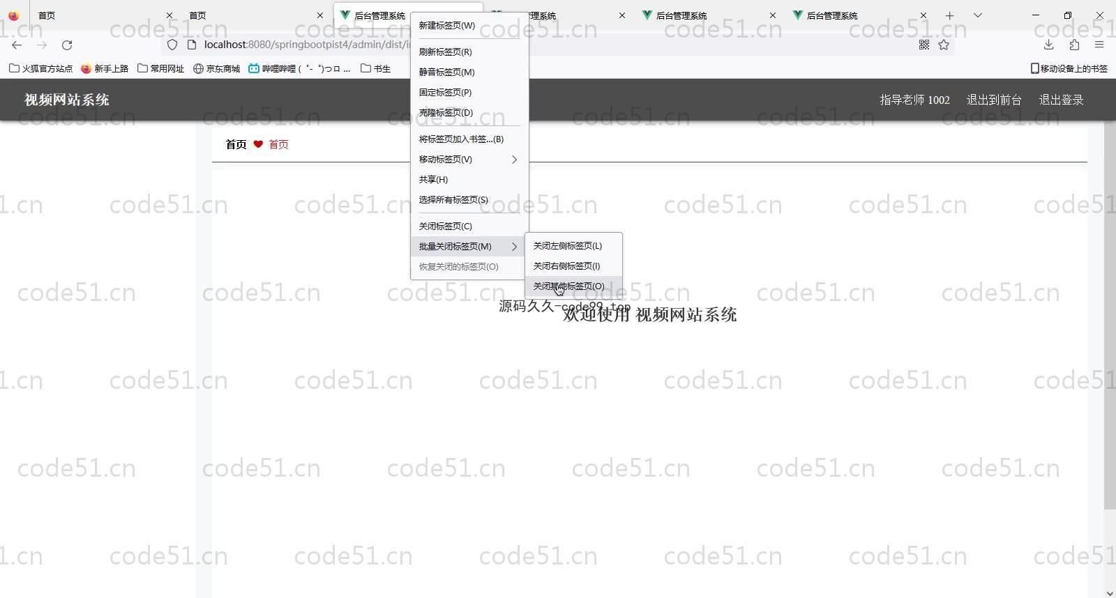 基于SpringBoot+MySQL+Vue的视频网站系统(附论文)
