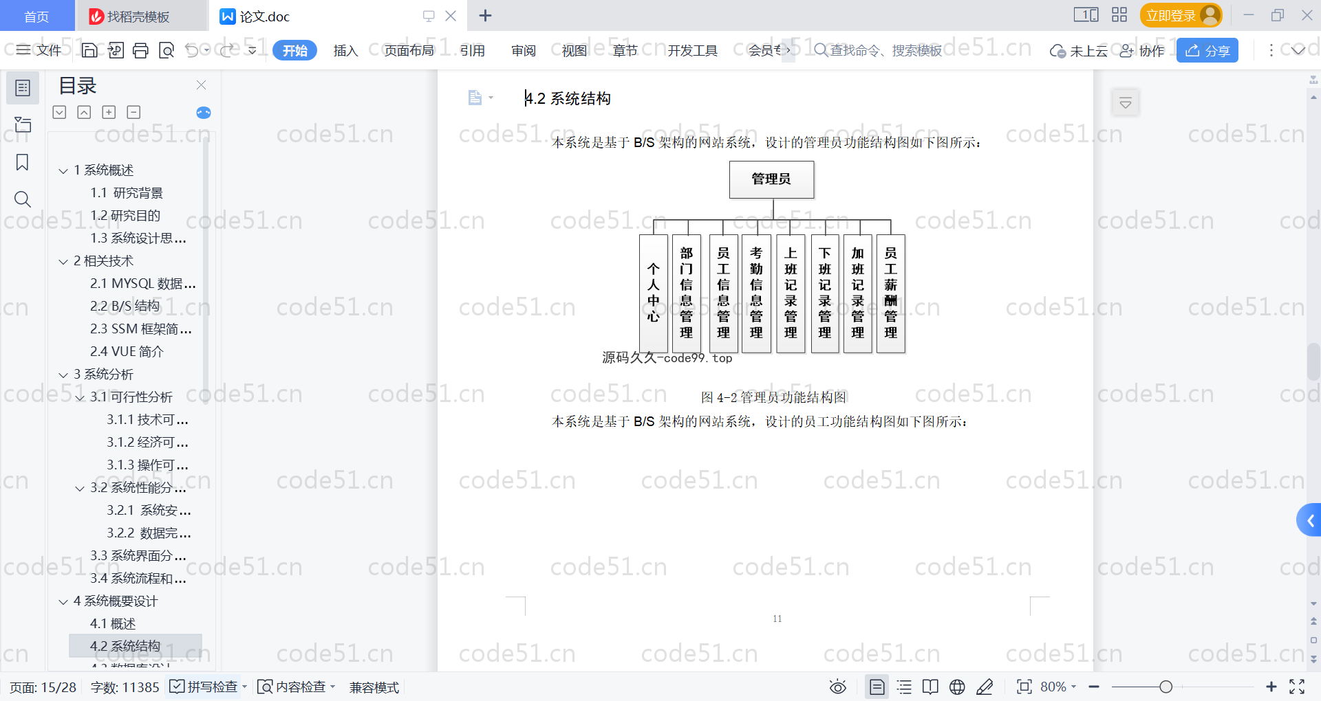 基于SpringBoot+MySQL+Vue的人事系统(附论文)