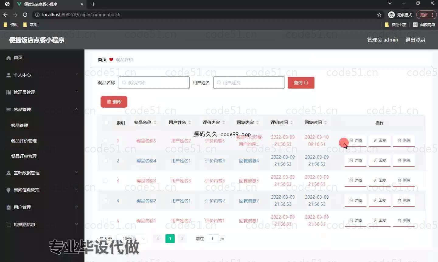 基于微信小程序+SSM+MySQL的便捷饭店点餐小程序小程序(附论文)