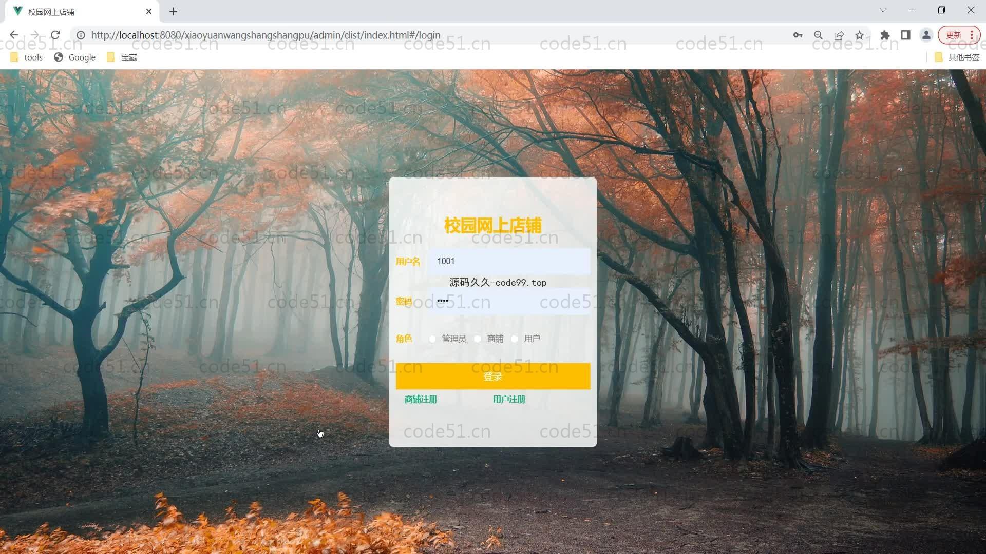 基于SpringBoot+MySQL+Vue的校园网上店铺系统(附论文)