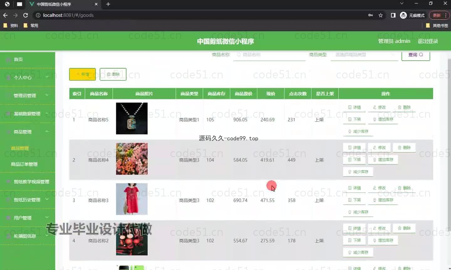 基于微信小程序+SSM+MySQL的中国剪纸微信小程序(附论文)