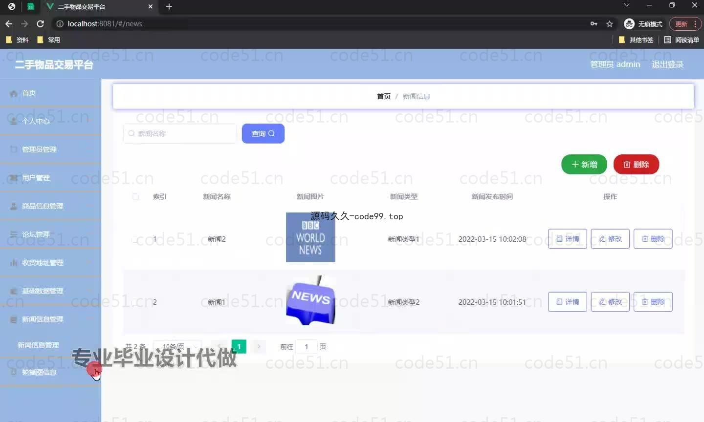 基于微信小程序+SSM+MySQL的二手物品交易小程序(附论文)