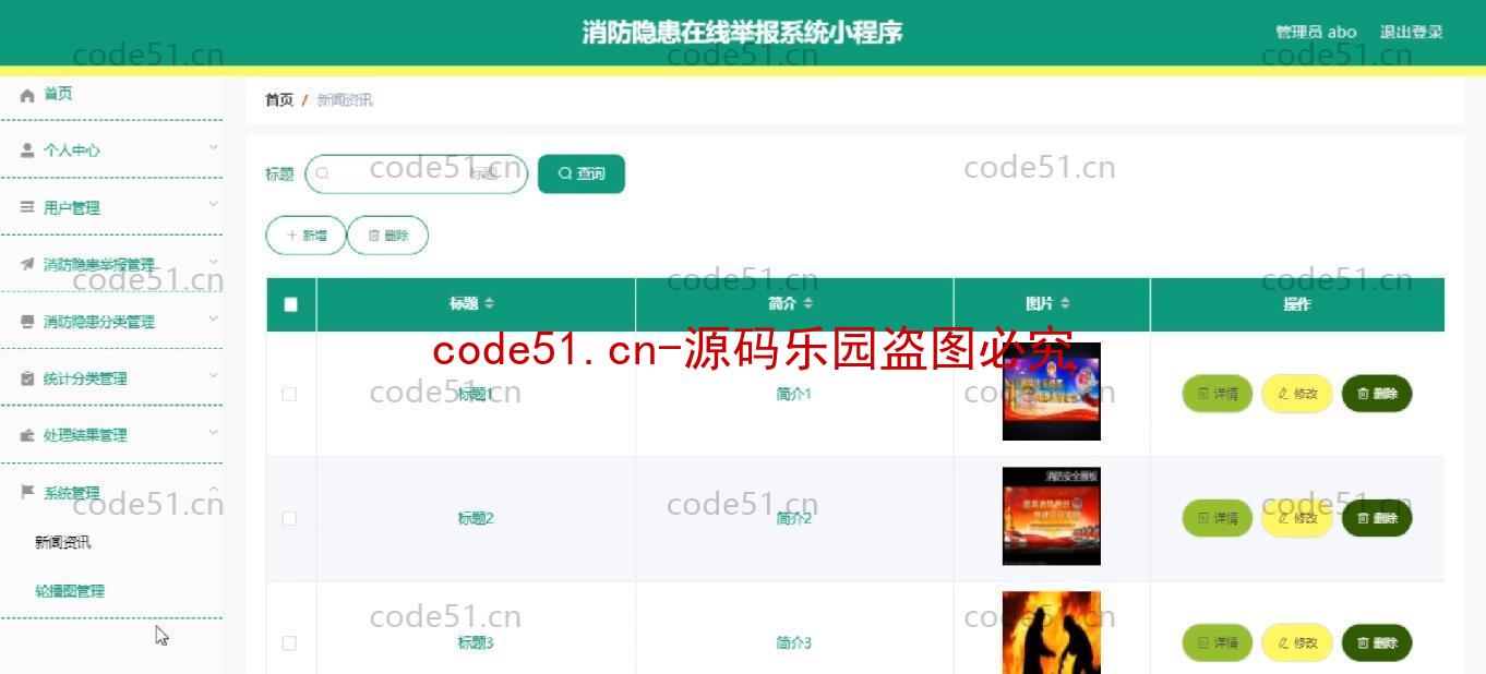 基于微信小程序+SSM+MySQL的消防隐患举报小程序(附论文)