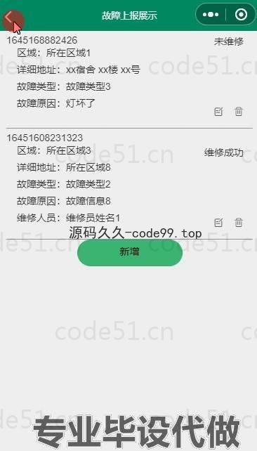 基于微信小程序+SSM+MySQL的宿舍报修系统小程序(附论文)