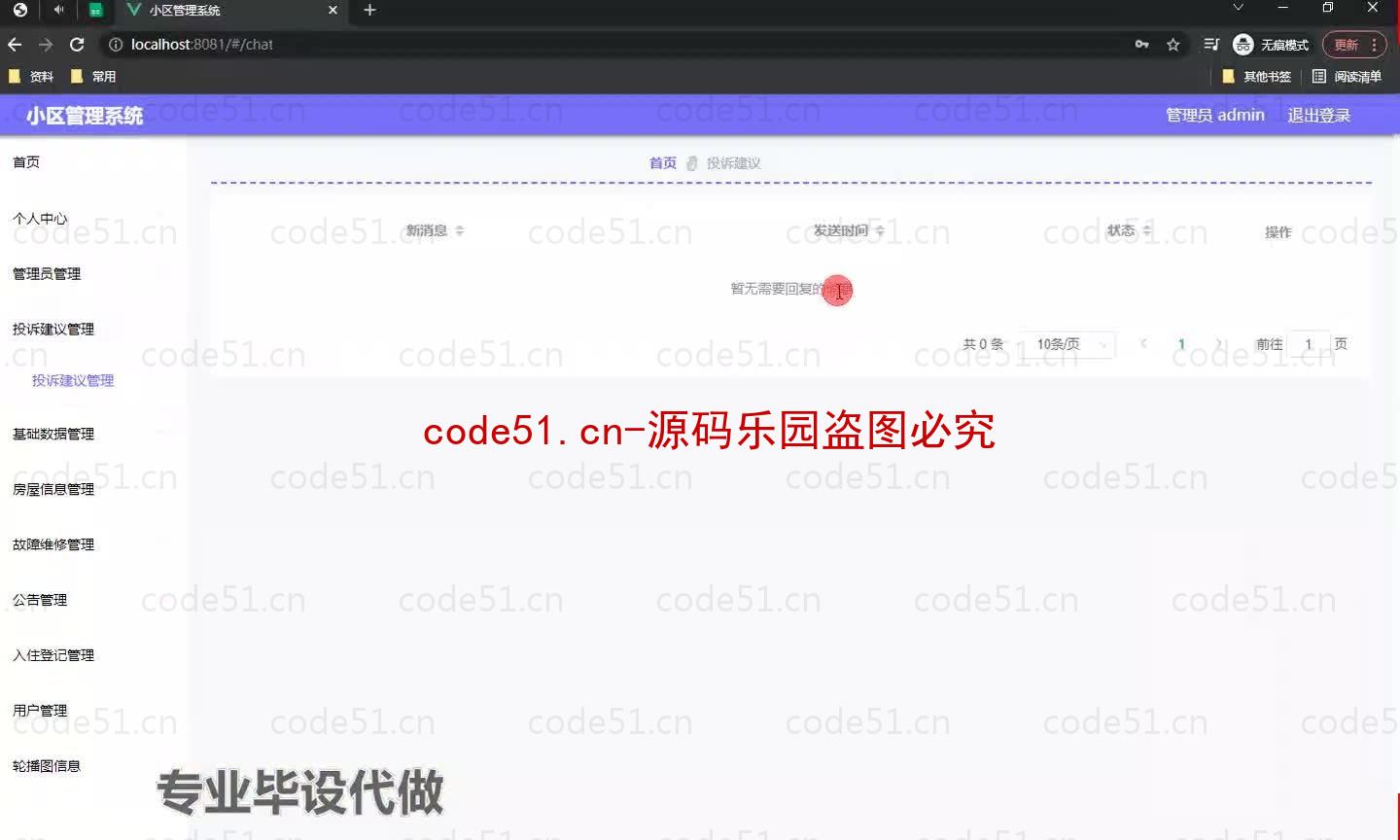 基于微信小程序+SSM+MySQL的小区管理小程序(附论文)