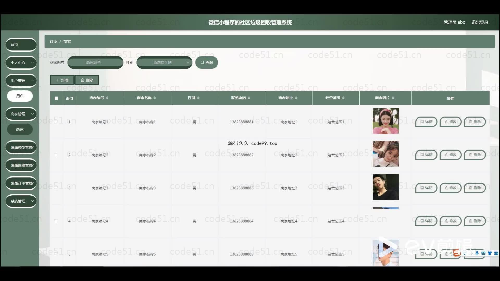 基于微信小程序+SSM+MySQL的社区垃圾回收管理小程序(附论文)