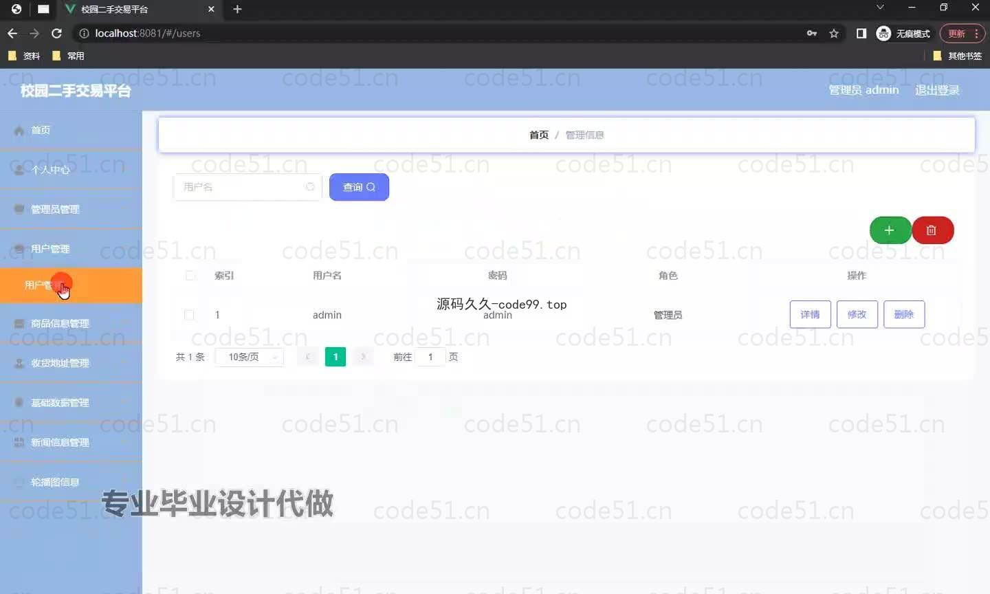 基于微信小程序+SSM+MySQL的校园二手交易平台小程序(附论文)