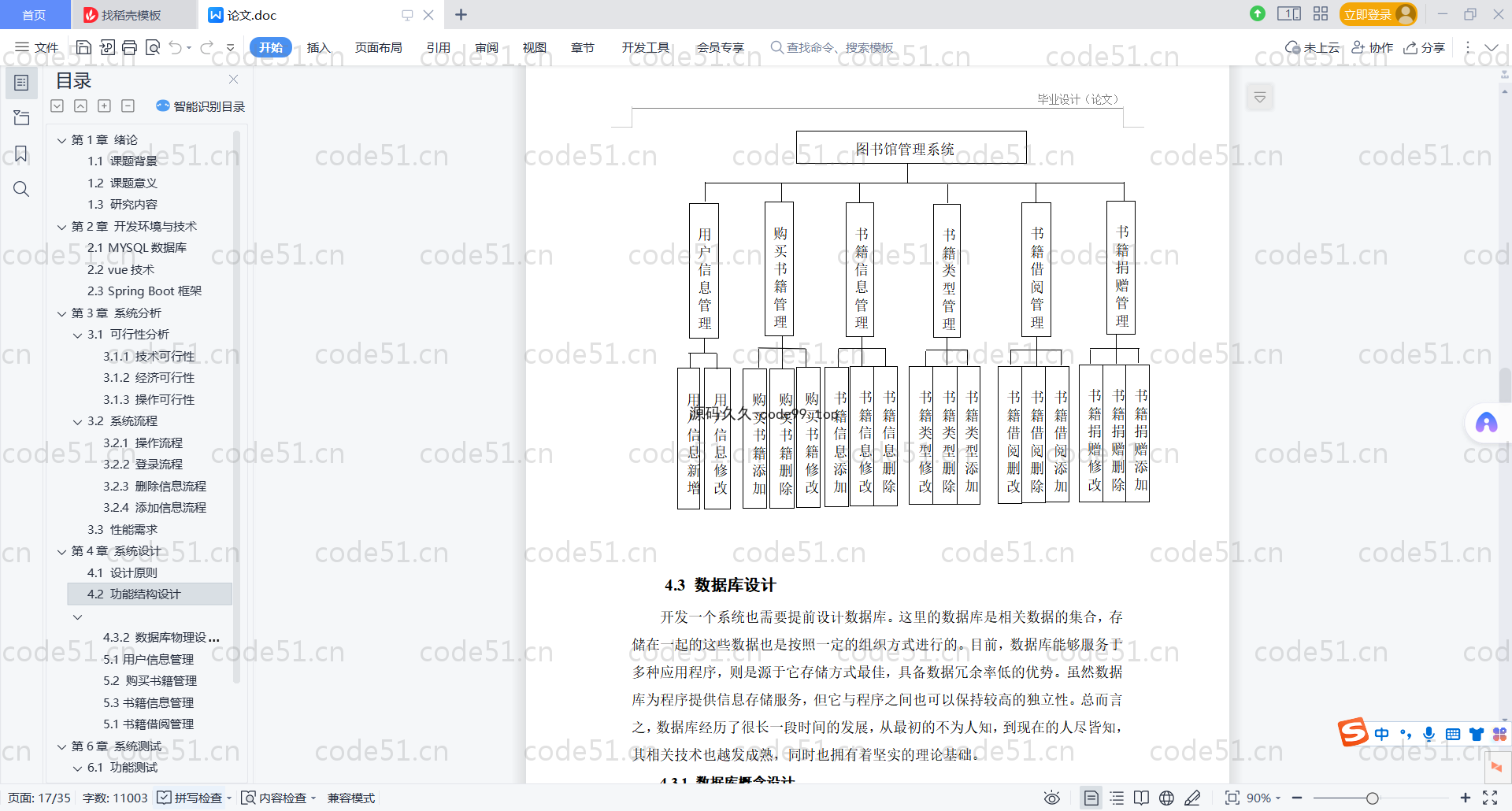 基于SpringBoot+MySQL+Vue.js的图书管理系统(附论文)