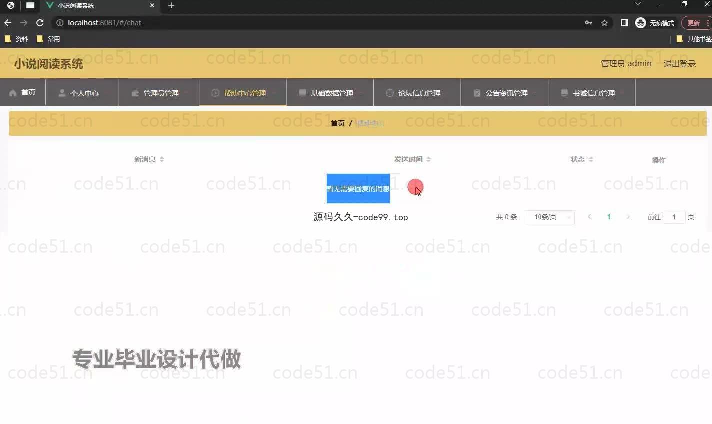 基于微信小程序+SSM+MySQL的小说阅读系统小程序(附论文)