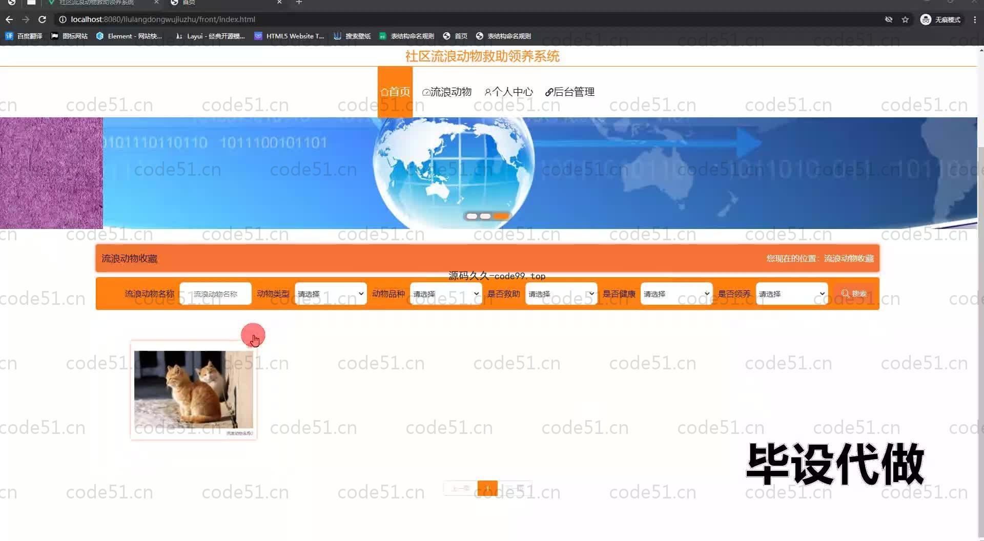 基于SpringBoot+MySQL+Vue.js的社区流浪动物救助系统(附论文)