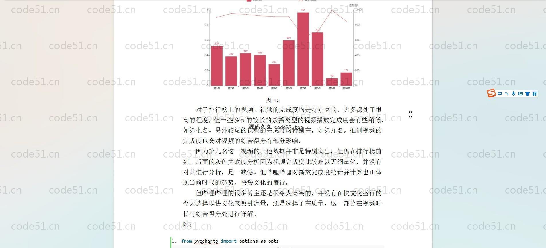 基于Python+Flask+爬虫+机器学习的哔哩哔哩视频可视化分析系统(附文档)