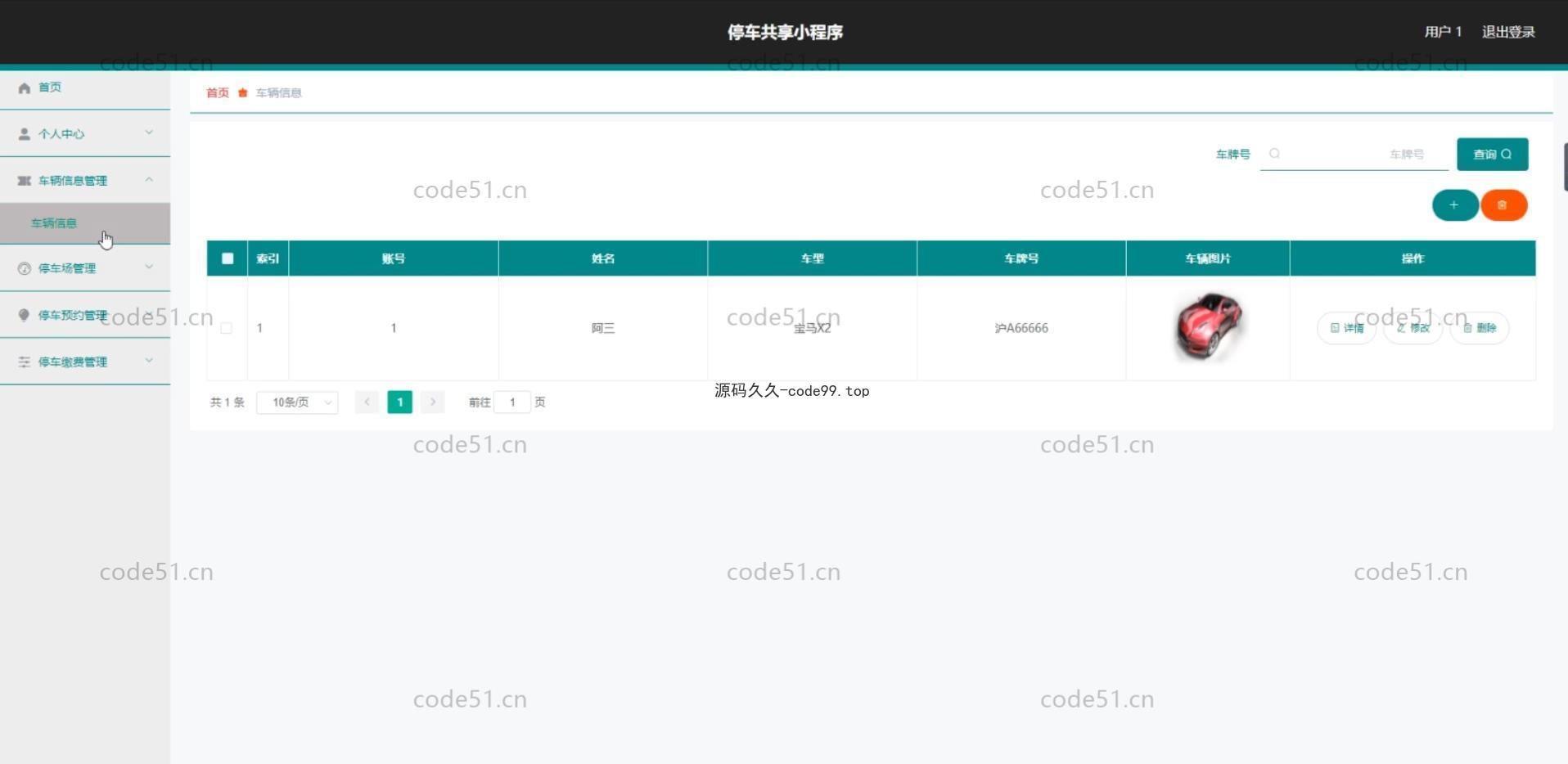 基于微信小程序+SSM+MySQL的停车场小程序(附论文)