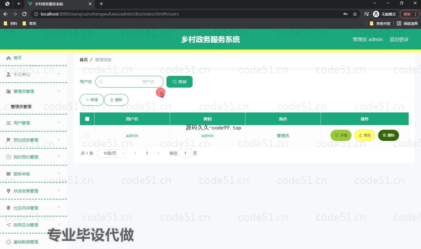 基于微信小程序+SpringBoot+MySQL的乡村政务服务小程序(附论文)