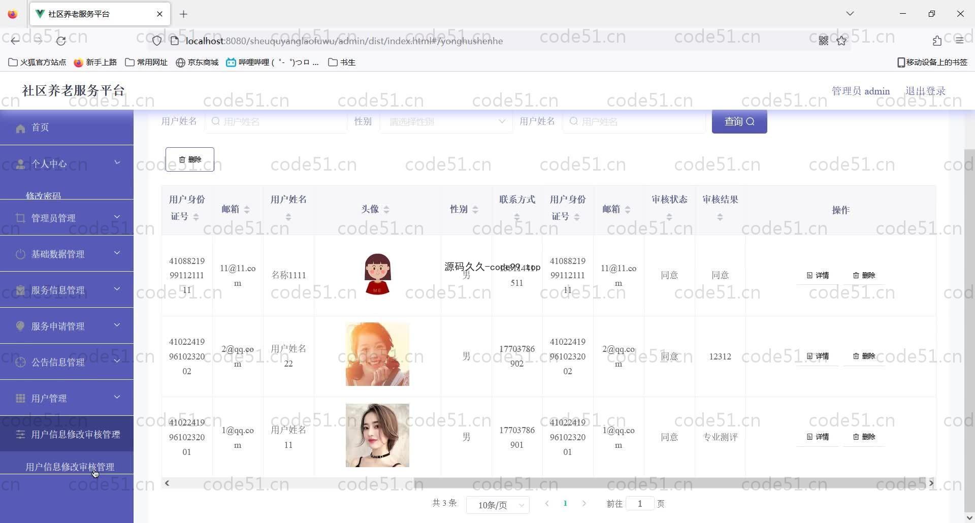 基于SpringBoot+MySQL+Vue的社区养老服务平台(附论文)