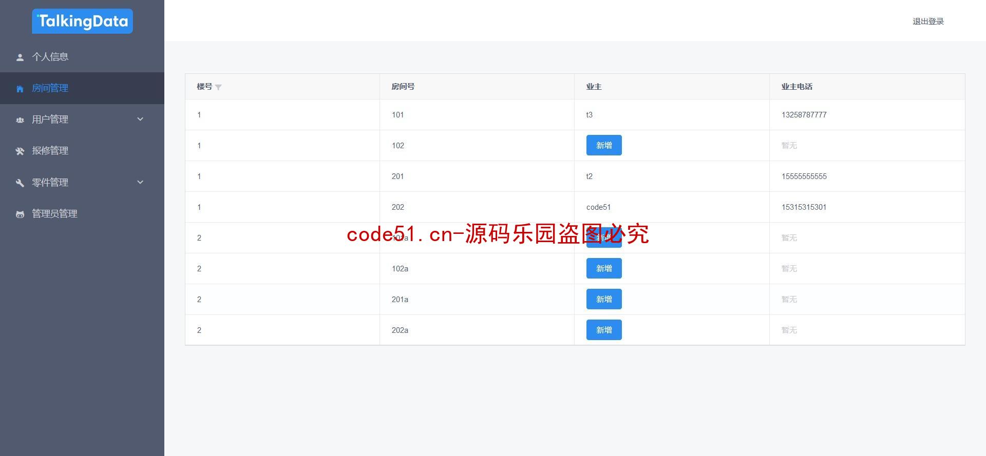 基于NodeJs+MySQL+Vue的小区物业管理信息系统(附论文)