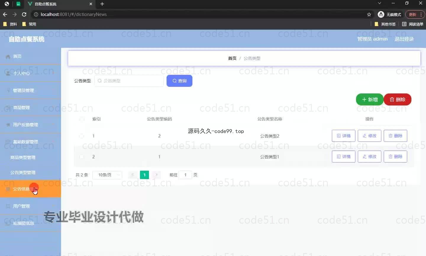 基于微信小程序+SpringBoot+MySQL的自助点餐小程序(附论文)