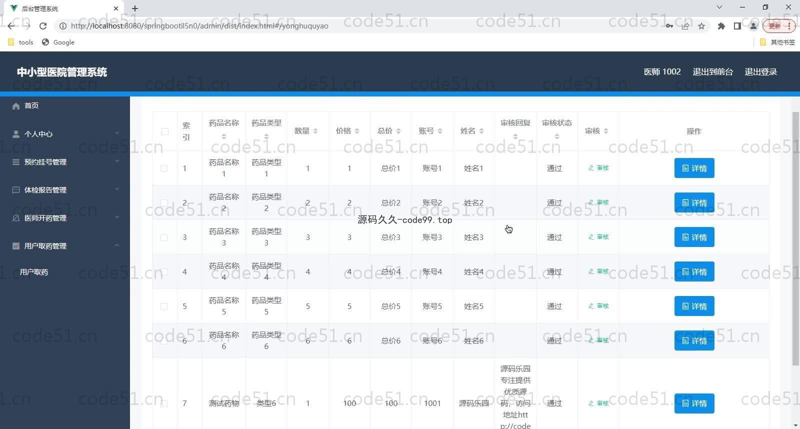 基于SpringBoot+MySQL+Vue的中小型医院管理系统(附论文)