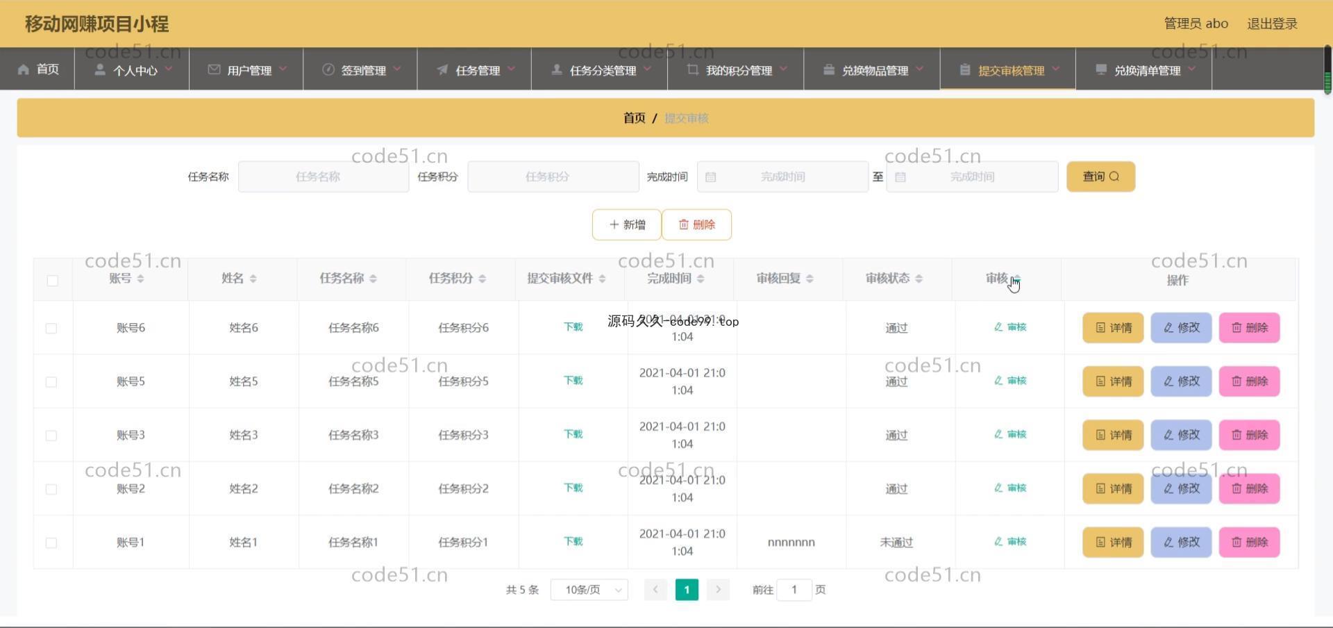 基于微信小程序+SpringBoot+MySQL的网赚项目小程序(附论文)