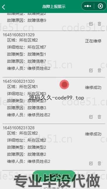 基于微信小程序+SSM+MySQL的宿舍报修系统小程序(附论文)