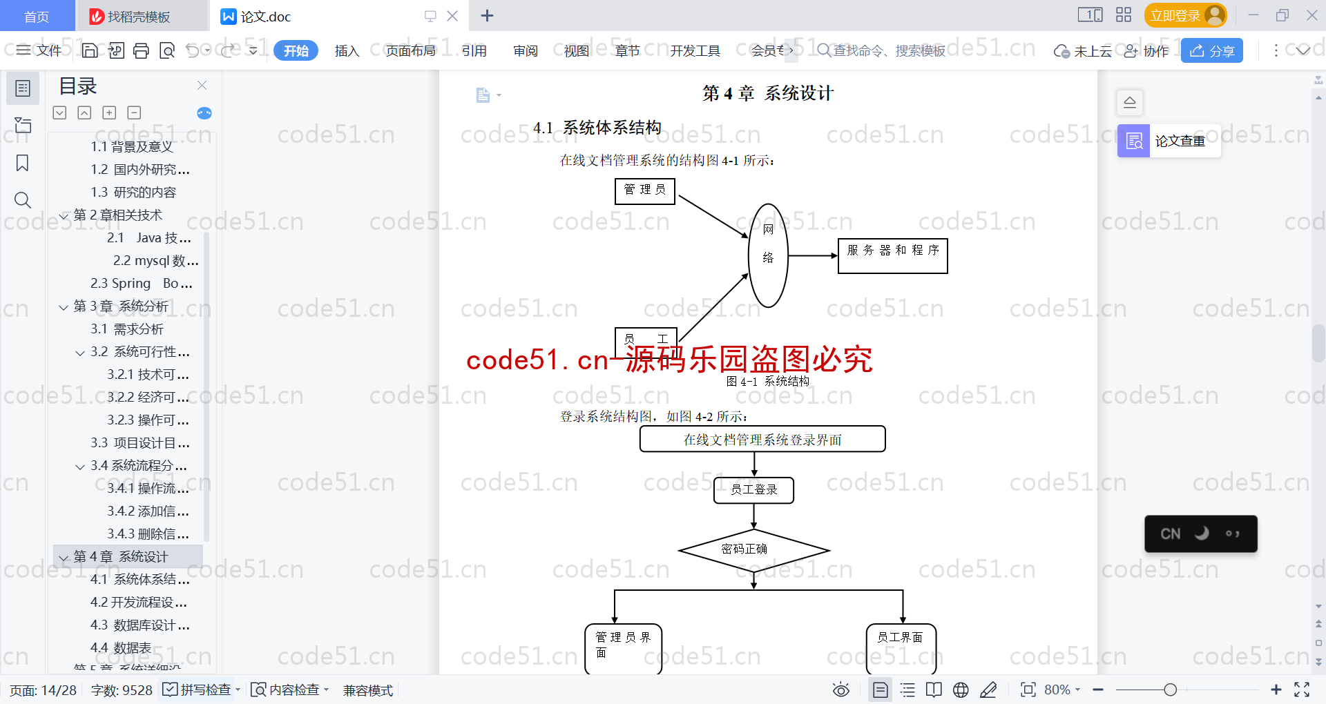 基于SpringBoot+MySQL+Vue的在线文档管理系统(附论文)