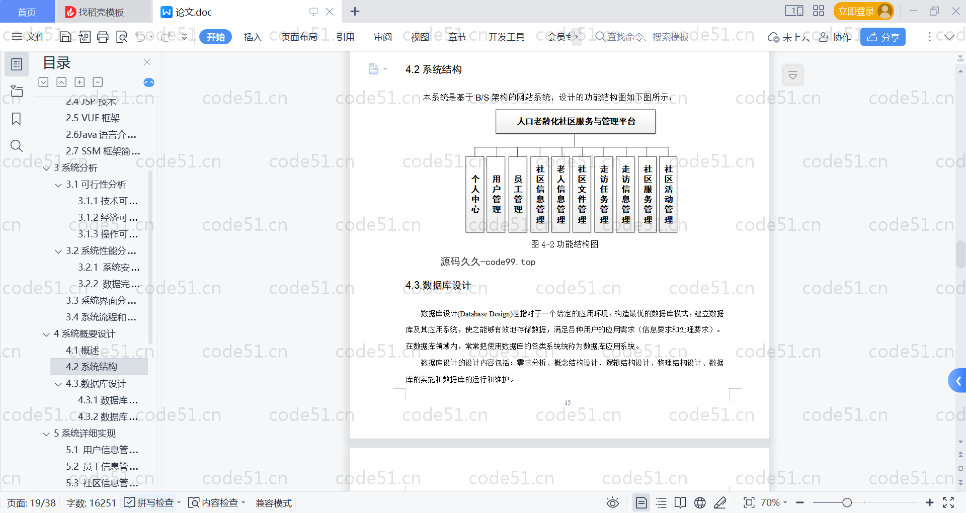 基于SpringBoot+MySQL+Vue的人口老龄化社区服务与管理平台(附论文)