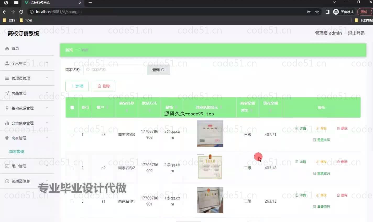 基于微信小程序+SSM+MySQL的高校订餐系统小程序(附论文)