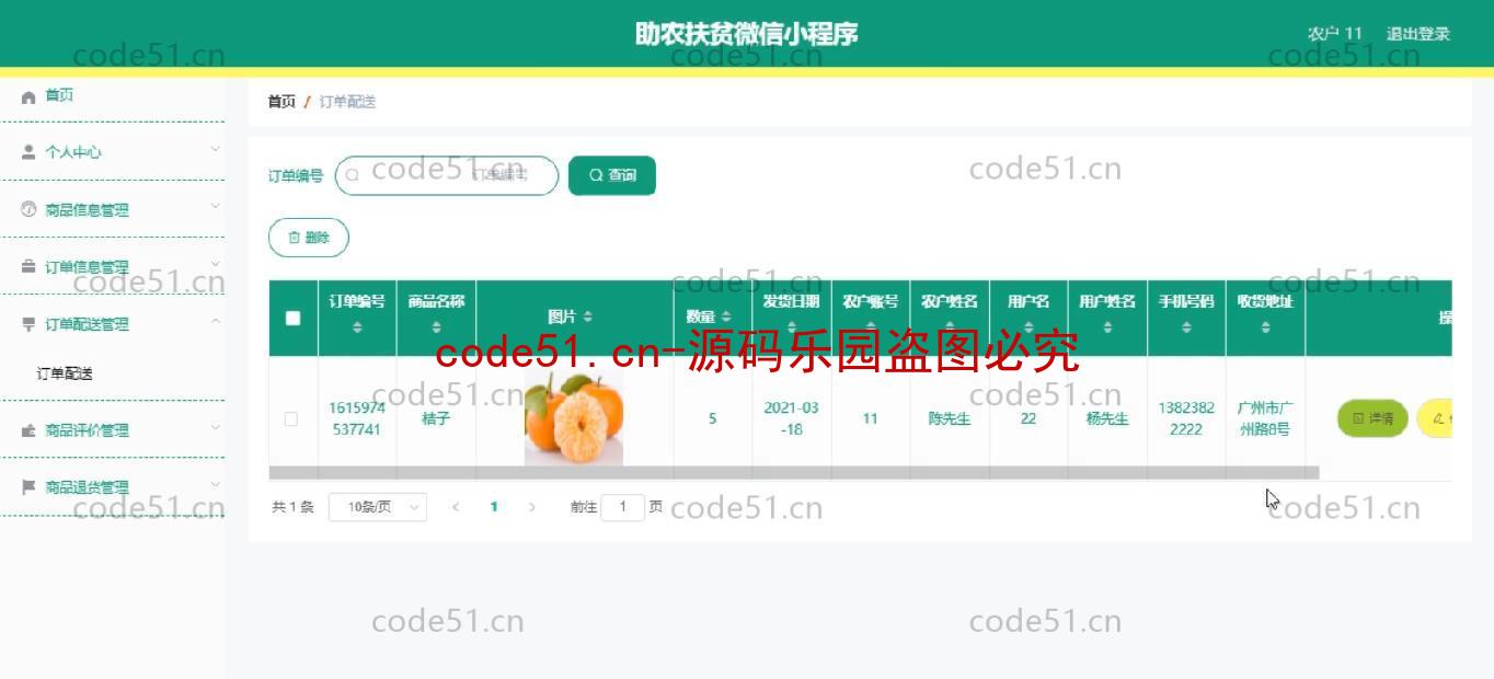 基于微信小程序+SSM+MySQL的助农扶贫小程序(附论文)