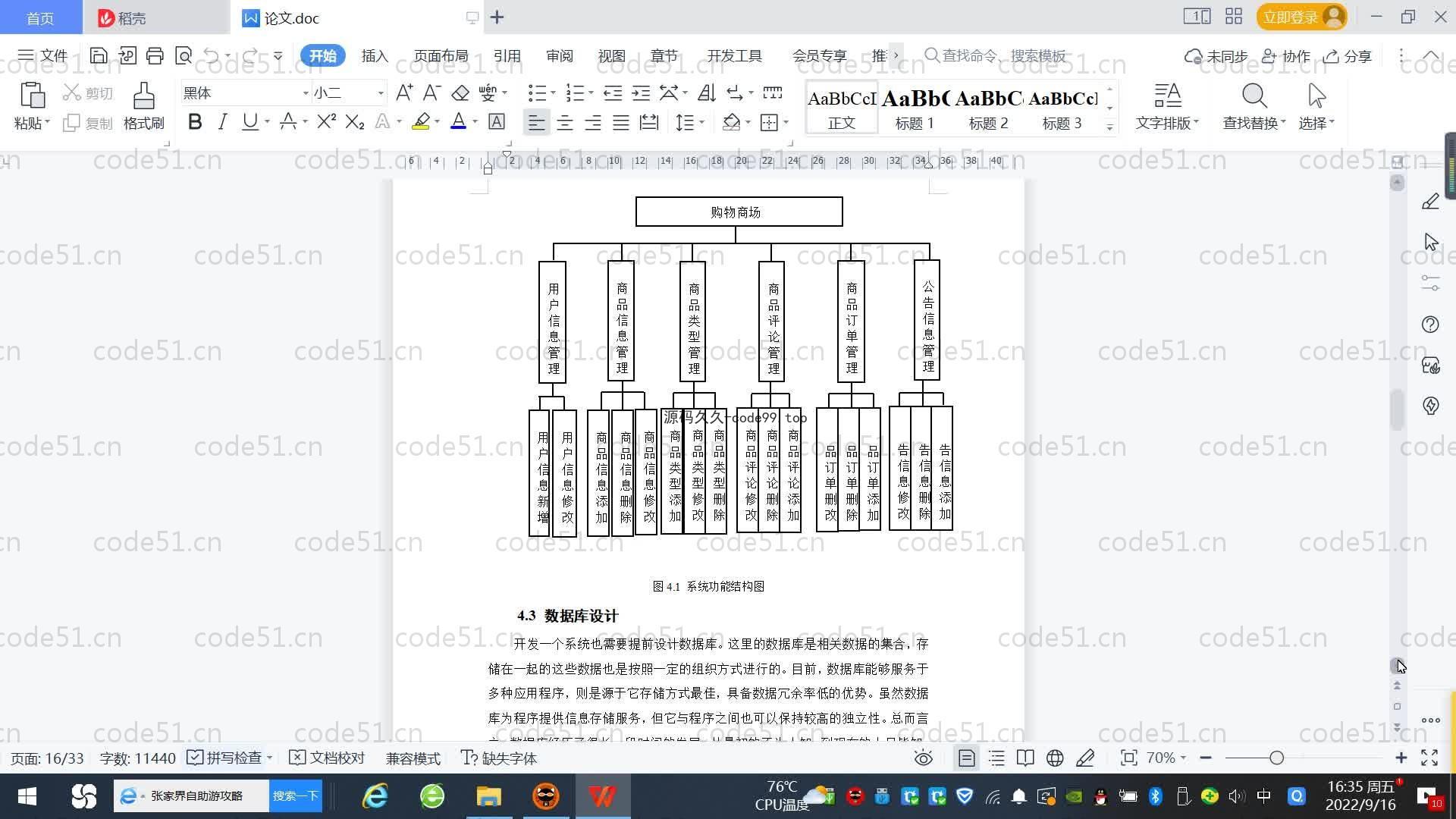 基于SpringBoot+MySQL+Vue.js的购物商城系统(附论文)