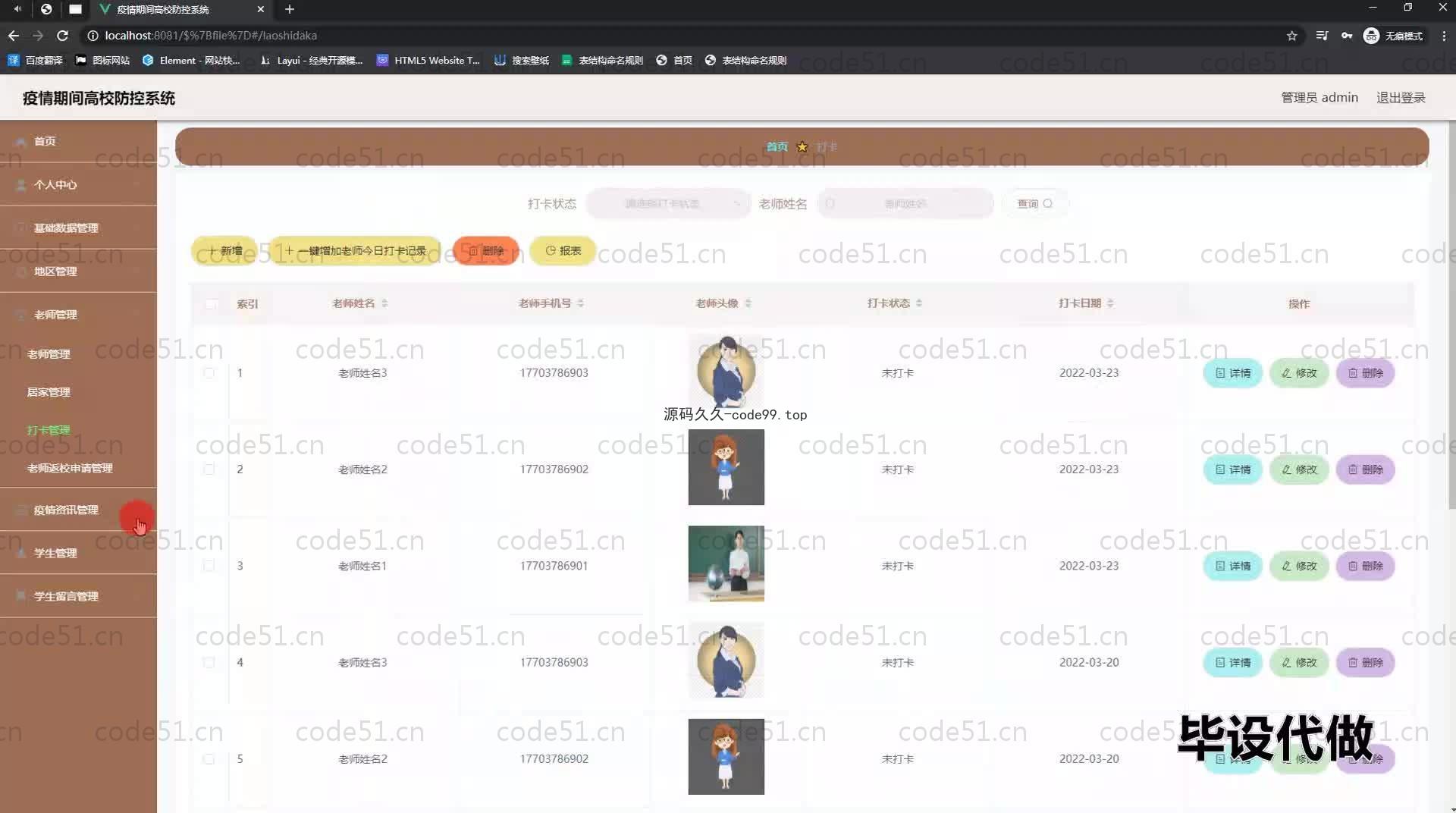 基于SpringBoot+MySQL+Vue.js的疫情防控系统(附论文)
