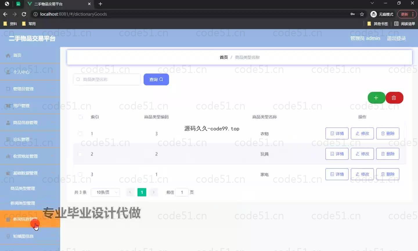 基于微信小程序+SSM+MySQL的二手物品交易小程序(附论文)