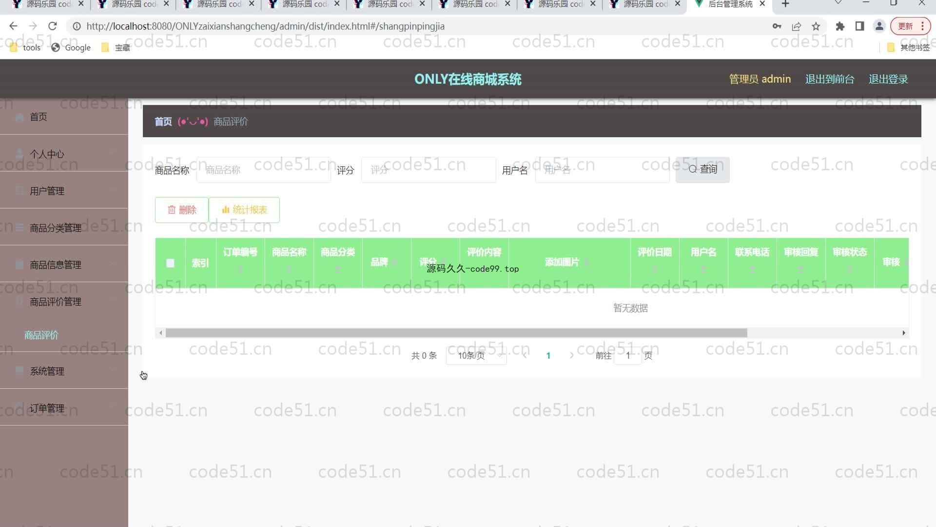 基于SpringBoot+MySQL+Vue的在线商城系统(附论文)
