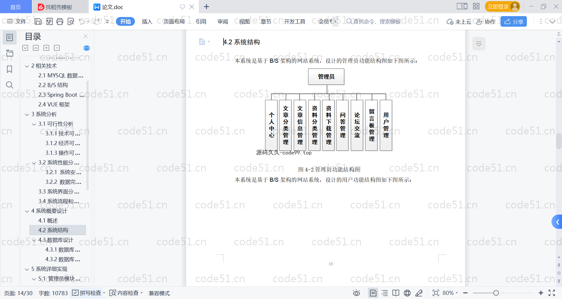 基于SpringBoot+MySQL+Vue的知识管理系统(附论文)