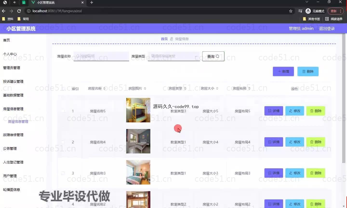 基于微信小程序+SSM+MySQL的小区管理小程序(附论文)