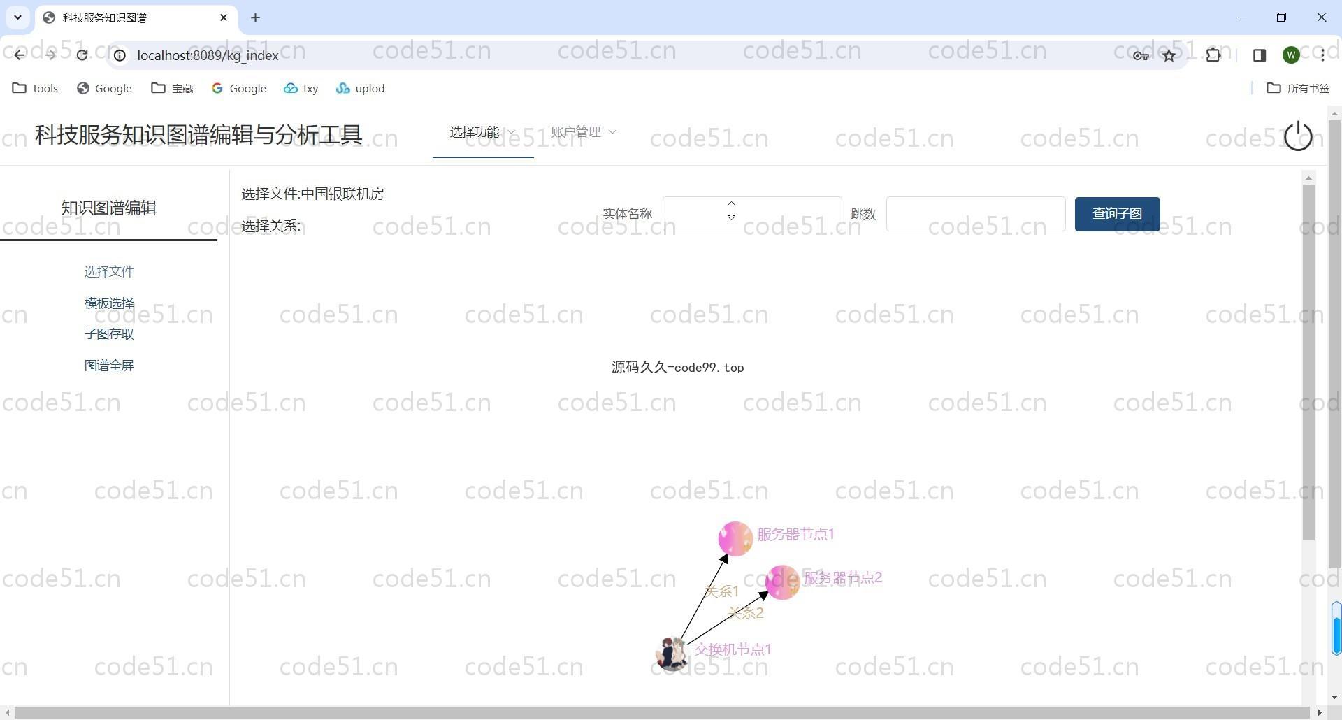 基于Neo4j模型的科技服务知识图谱构建与管理工具系统(附论文)