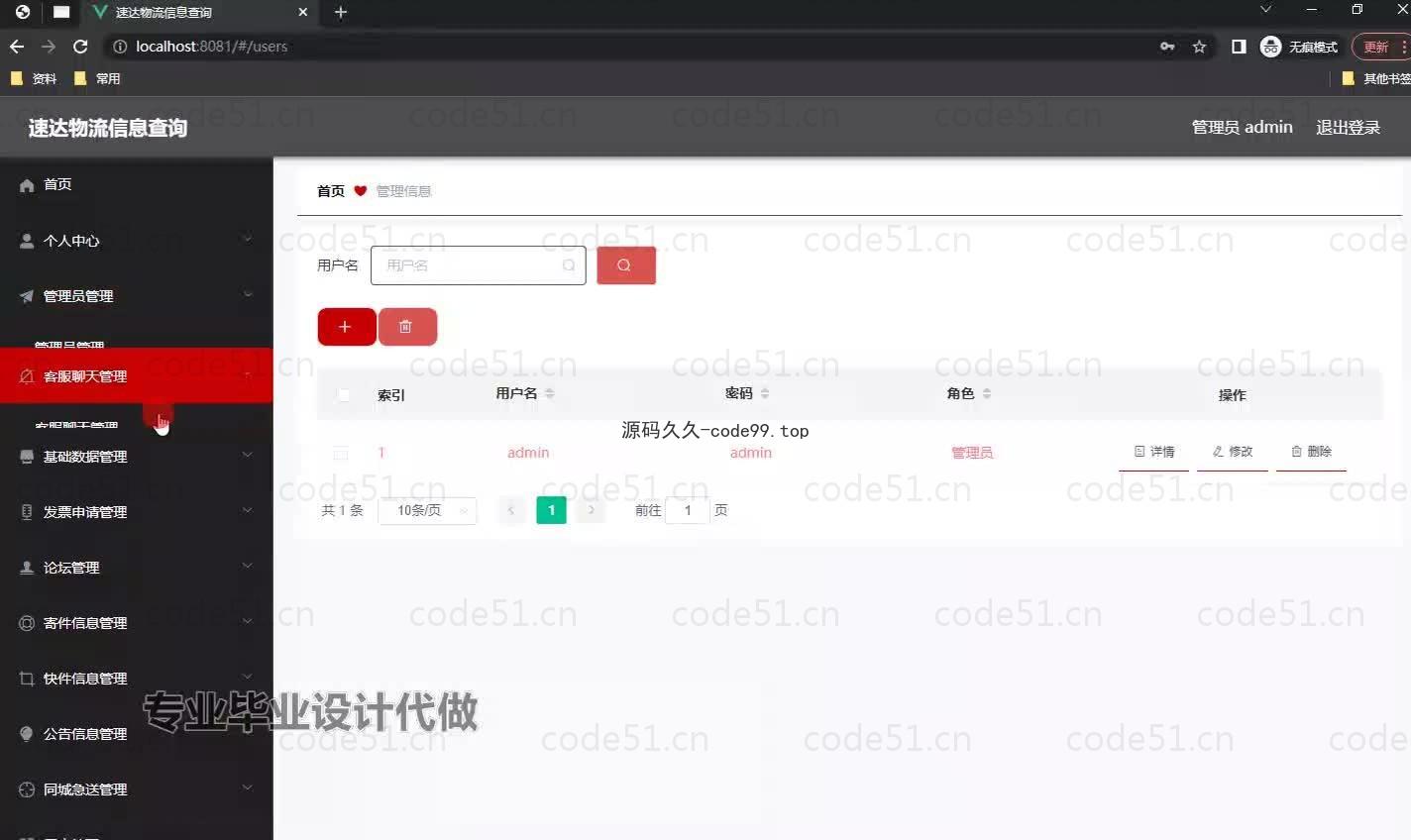 基于微信小程序+SSM+MySQL的速达物流信息小程序(附论文)