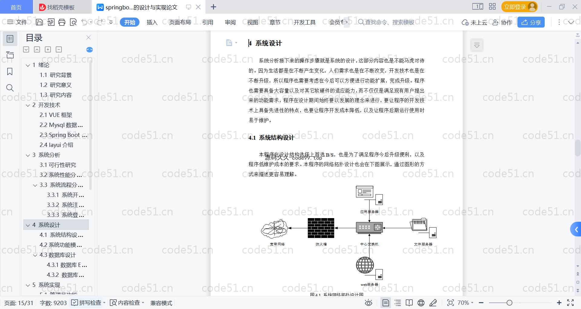 基于SpringBoot+MySQL+Vue的文档管理系统(附论文)
