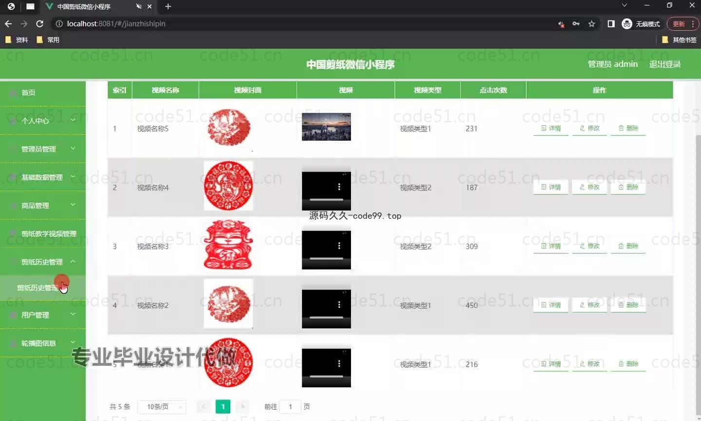 基于微信小程序+SSM+MySQL的中国剪纸微信小程序(附论文)