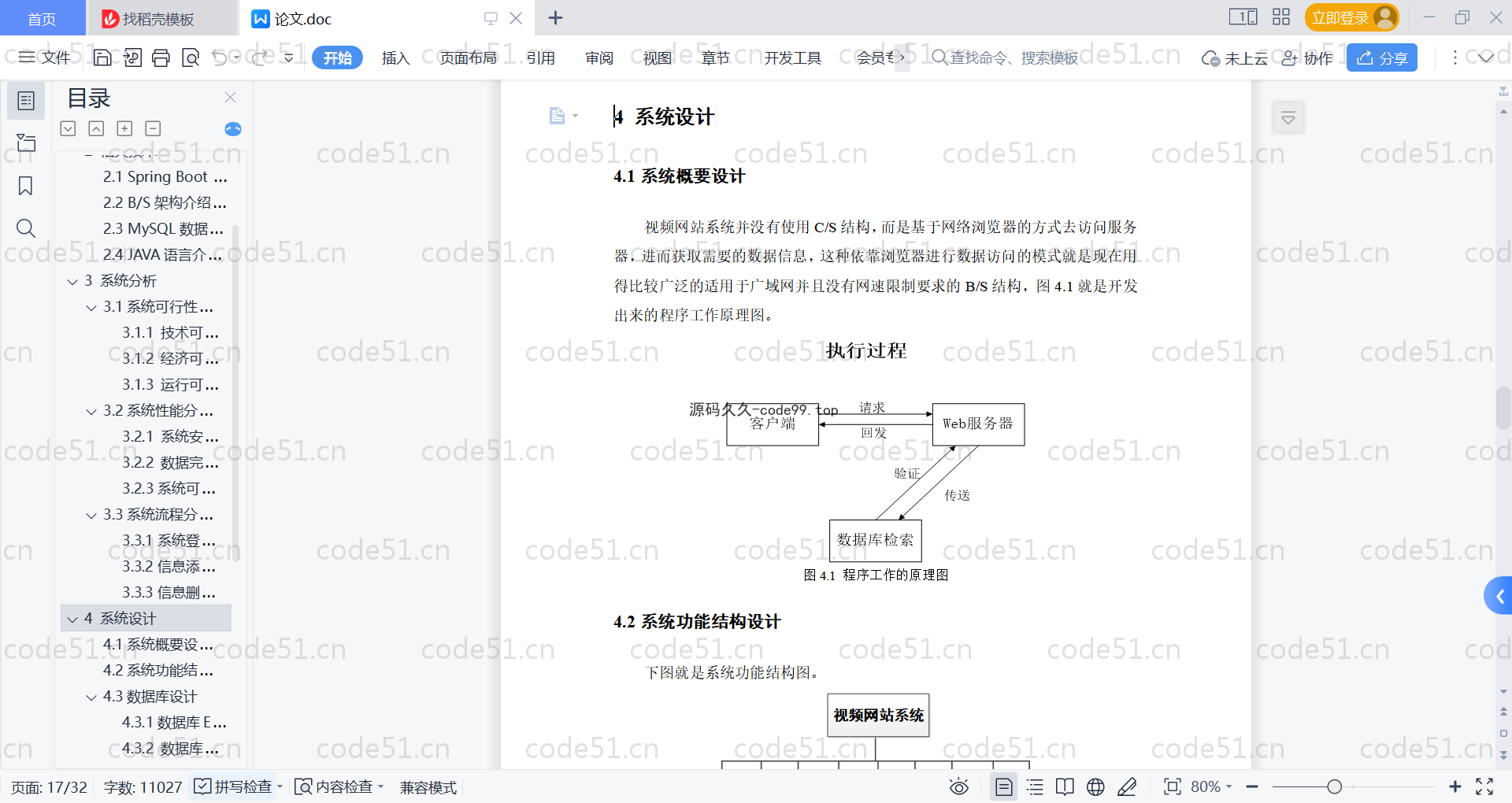 基于SpringBoot+MySQL+Vue的视频网站系统(附论文)