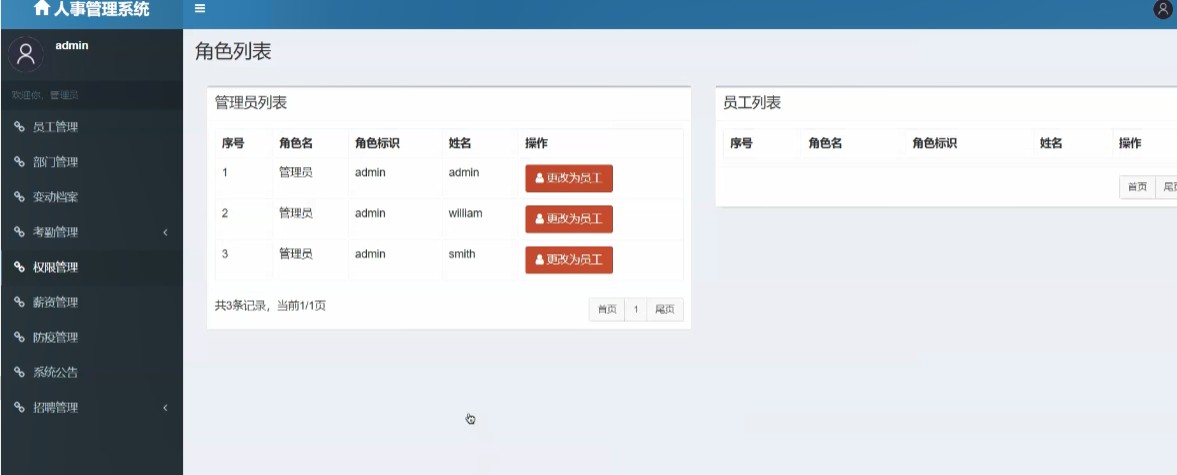 基于SSM+MySQL+Maven+Redis+Thymleaf的人事管理系统