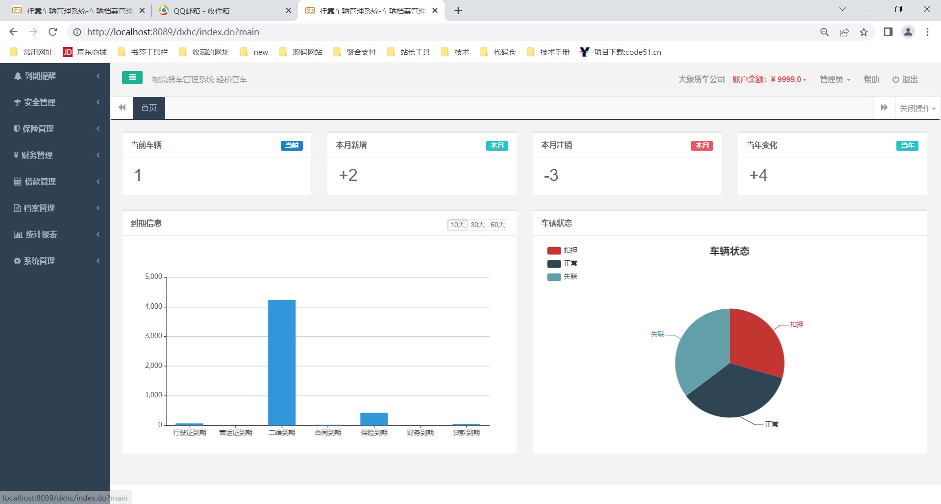 基于SSH+MySQL+LayUI的货运物流信息管理系统