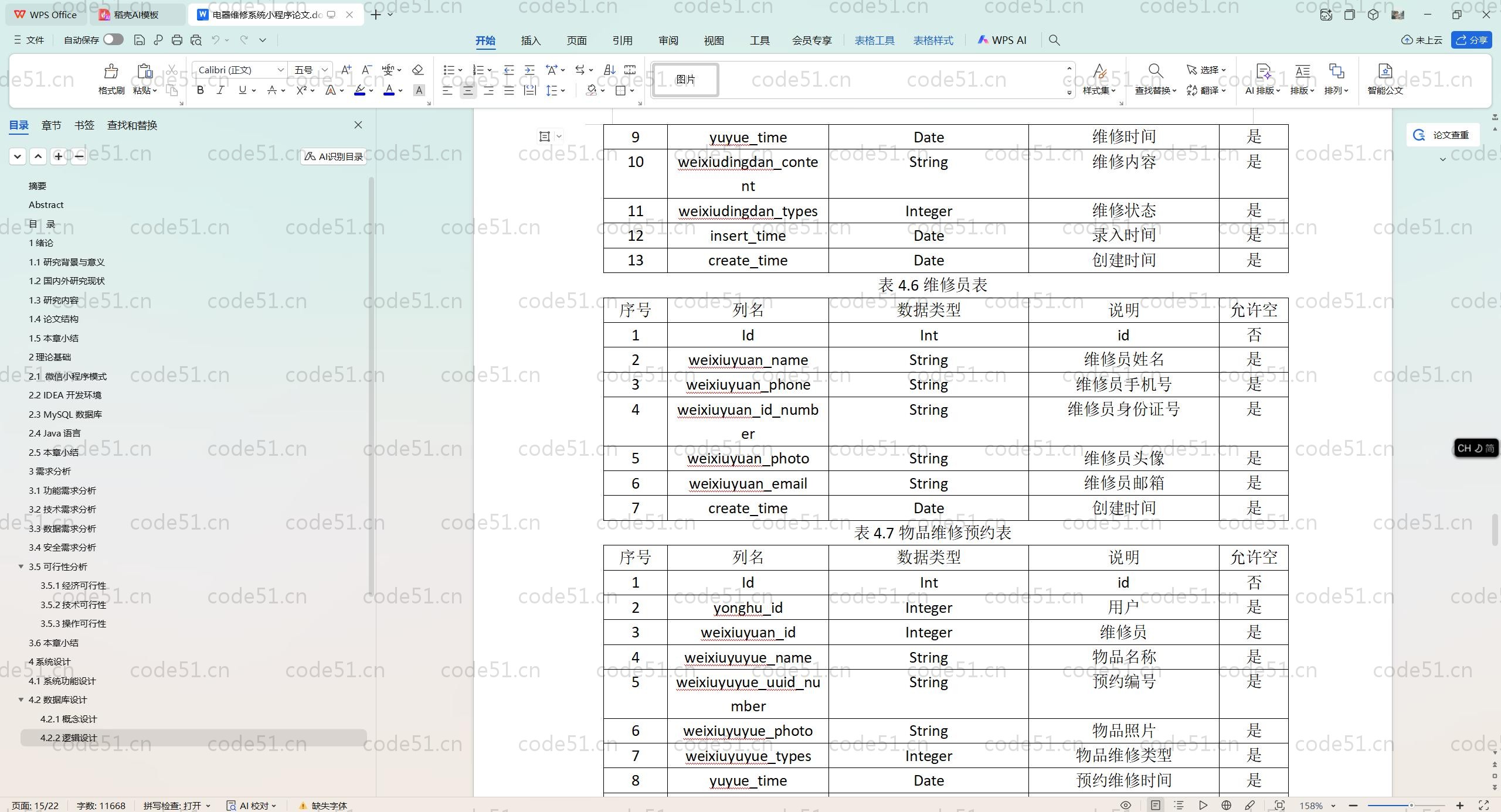 基于SpringBoot+MySQL+Vue.js的电气维修小程序(附论文)