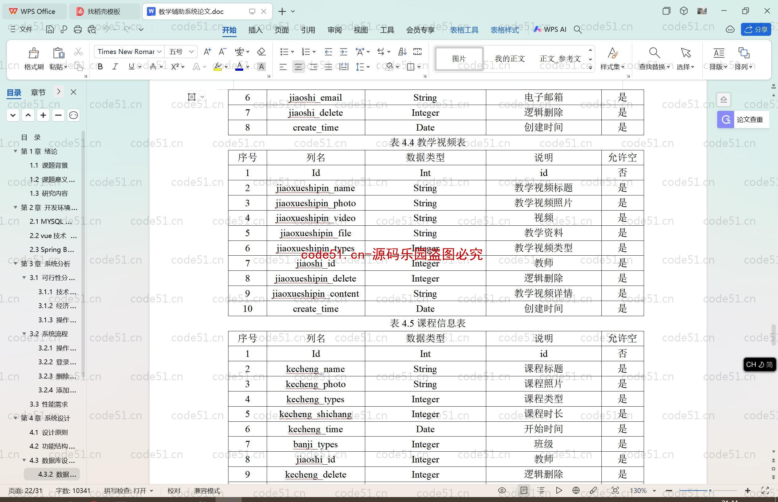 基于SpringBoot+MySQL+SSM+Vue.js的教学辅助系统(附论文)