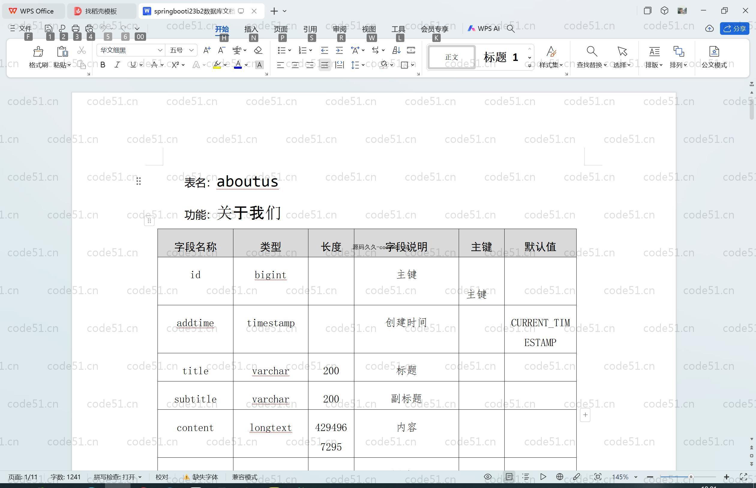 基于SpringBoot+MySQL+Vue.js的网上订餐系统