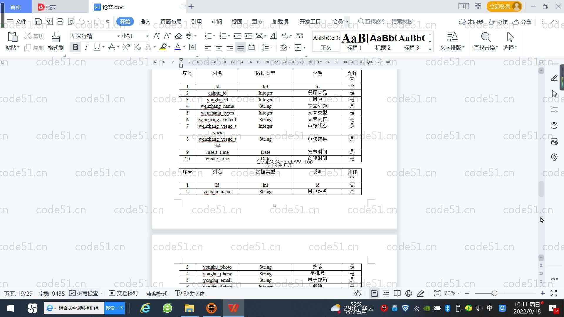 基于SpringBoot+MySQL+Vue.js的中小型餐厅系统(附论文)